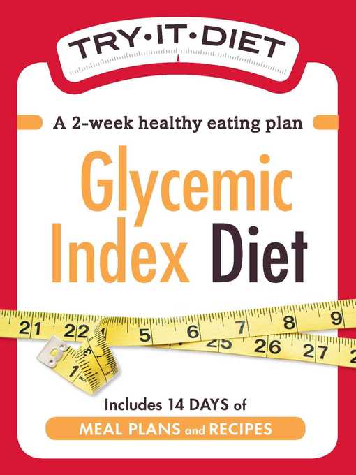 Title details for Try-It Diet: Glycemic Index Diet by Adams Media - Available